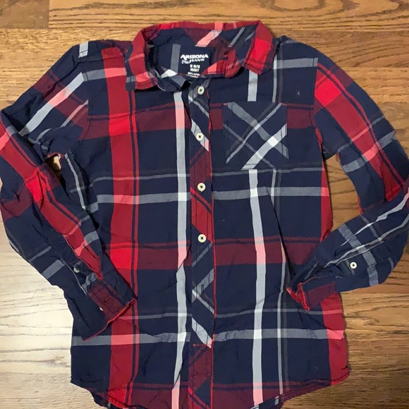 Boys Husky Arizona Jeans button down 10/12 M - Picture 1 of 2